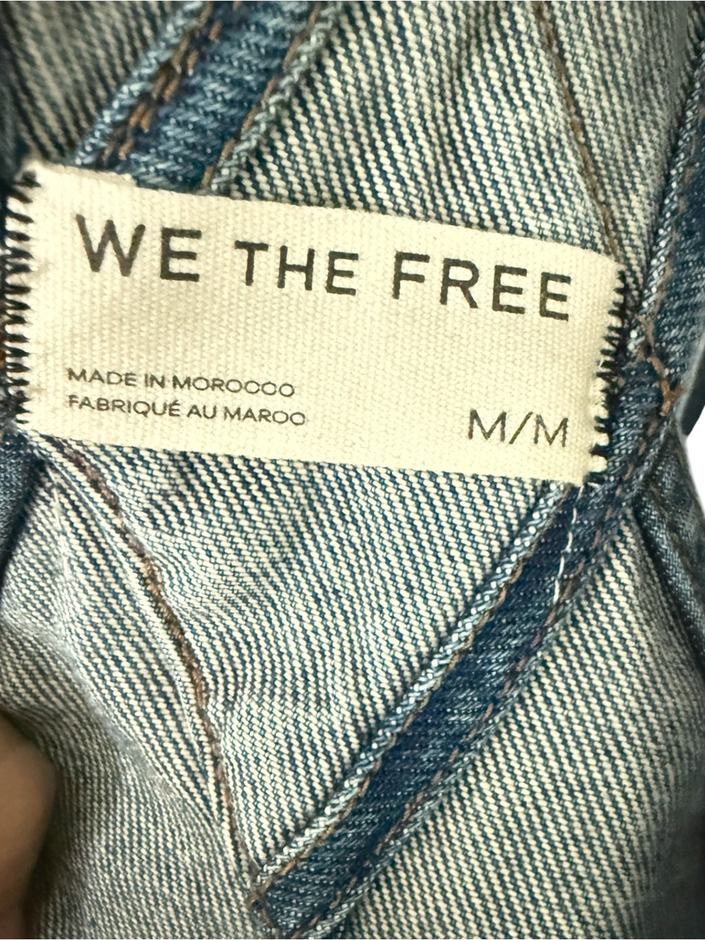 We The Free Women Denim Overalls Light Blue Adjustable Straps Size M NWT - Picture 6 of 13